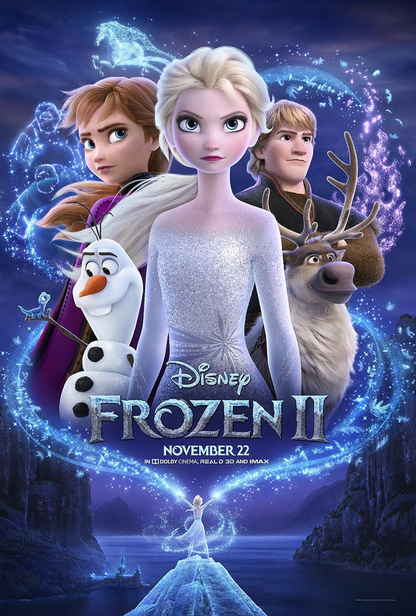 Frozen 2 (2019) Movie Poster - Animation Adventure Comedy Movie Poster | Film Wall Art Print