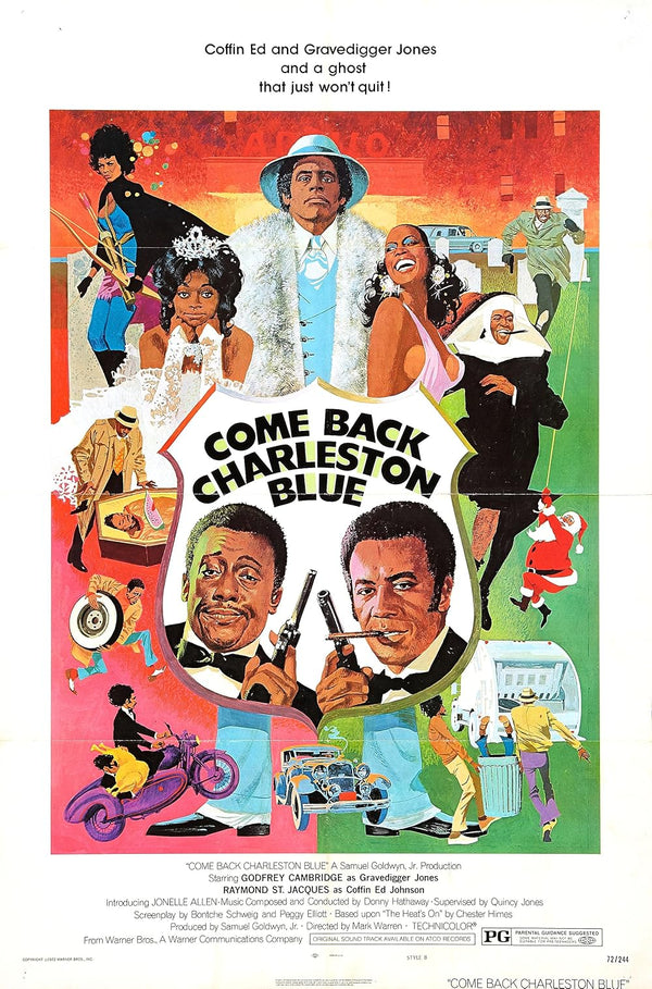 Come Back Charleston Blue (1972) - Action Comedy Crime Movie Movie Poster | Film Wall Art Print