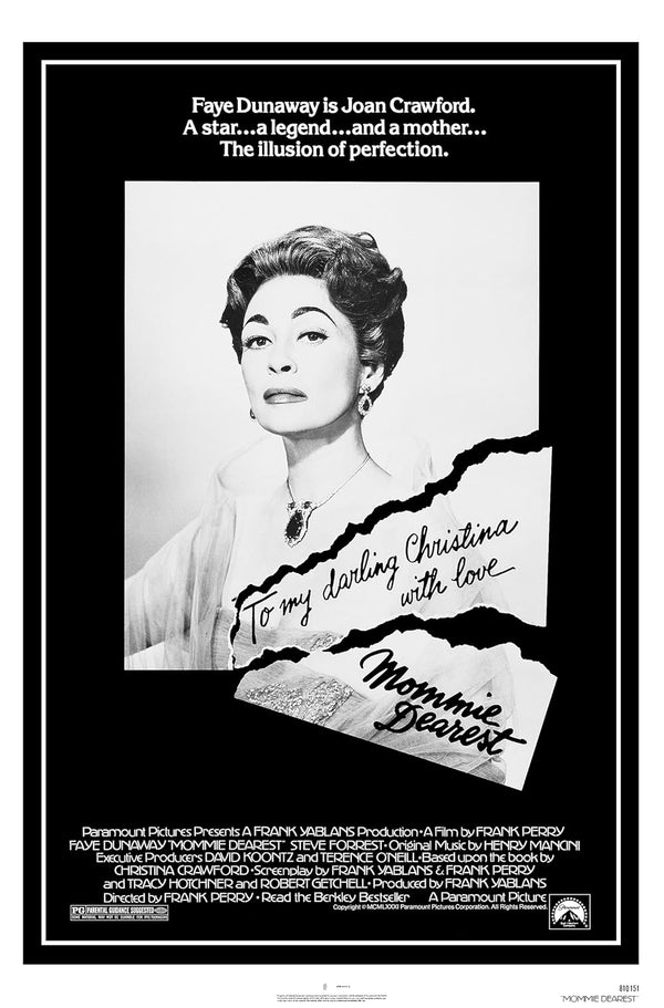 Mommie Dearest (1981) - Biography Drama Movie Poster Movie Poster | Film Wall Art Print