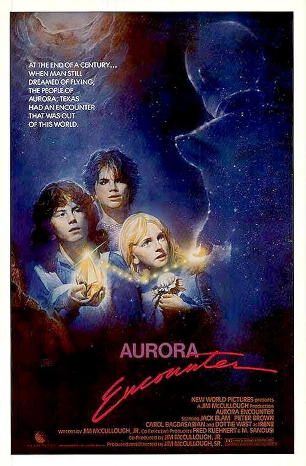 Aurora Encounter (1986) - A Sci-Fi Comedy Drama Adventure Movie Poster | Film Wall Art Print