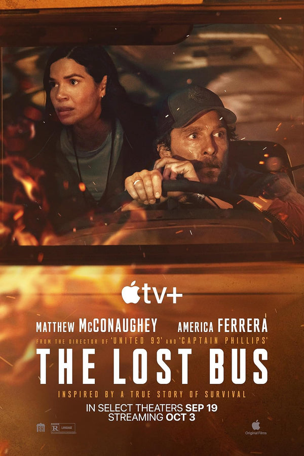 Lost Bus (2025): A Biographical Drama of Resilience Movie Poster | Film Wall Art Print