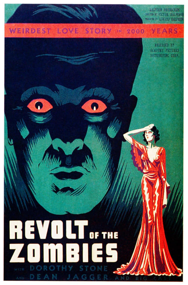 Revolt of the Zombies (1936) - Classic Horror Adventure Film Poster Movie Poster | Film Wall Art Print