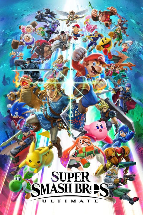 Super Smash Bros. Action Adventure Fantasy Poster Movie Poster | Film Wall Art Print