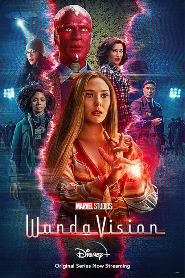 WandaVision TV Series Poster – Action, Comedy, Drama Movie Poster | Film Wall Art Print