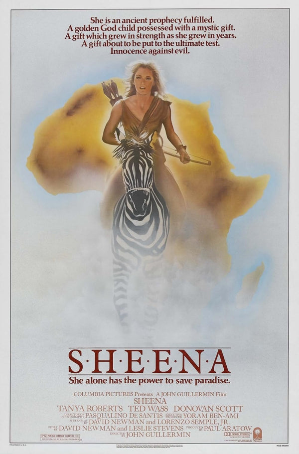 Sheena (1984) Movie Poster – Adventure & Fantasy Classic Movie Poster | Film Wall Art Print