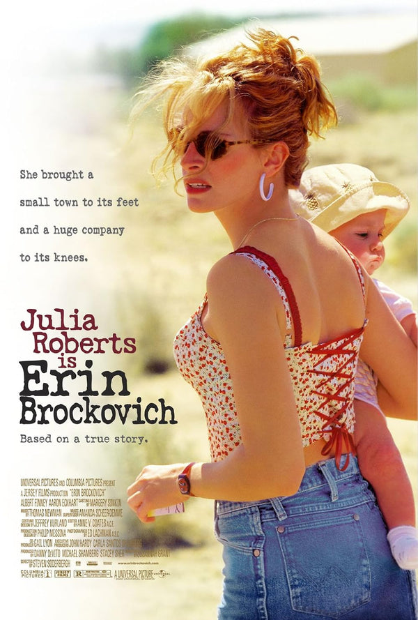 Erin Brockovich (2000) Biography Drama Movie Poster Movie Poster | Film Wall Art Print