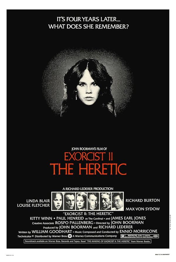 Exorcist II: The Heretic (1977) Movie Poster – Horror Classic Movie Poster | Film Wall Art Print