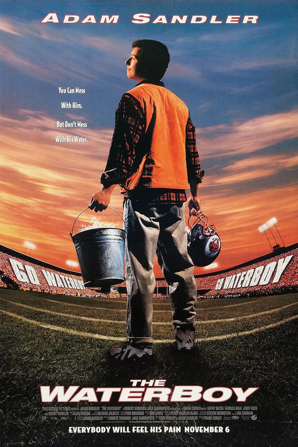 Waterboy (1998) - Hilarious Comedy & Sports Movie Movie Poster | Film Wall Art Print