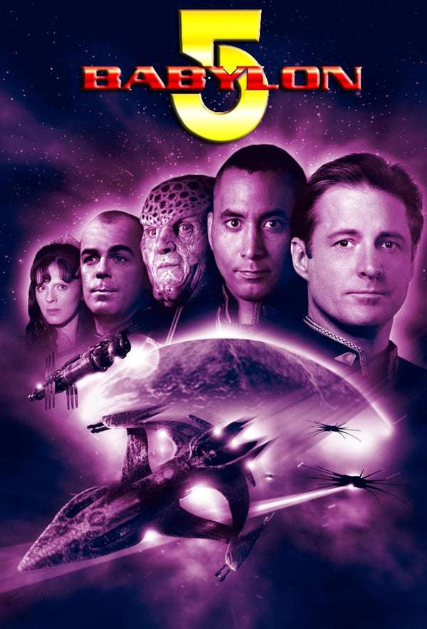 Babylon 5 TV Series Poster – Action, Adventure, Drama Movie Poster | Film Wall Art Print