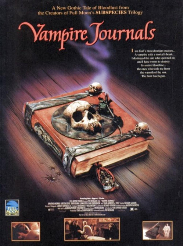 Vampire Journals: Dark Fantasy Horror Movie Poster | Eerie Visions Movie Poster | Film Wall Art Print
