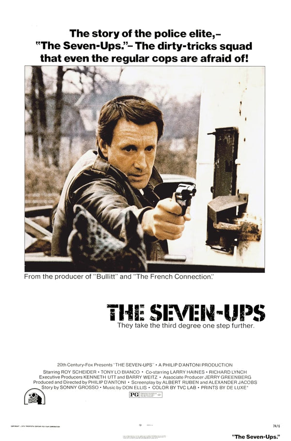 Seven Ups (1973) - Action Crime Drama Movie Poster Movie Poster | Film Wall Art Print