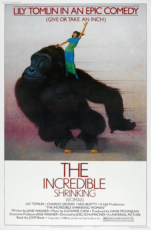 Incredible Shrinking Woman (1981) - Hilarious Sci-Fi Comedy Poster Movie Poster | Film Wall Art Print
