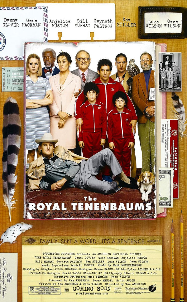 The Royal Tenenbaums Movie Poster - Wes Anderson Film Art Movie Poster | Film Wall Art Print