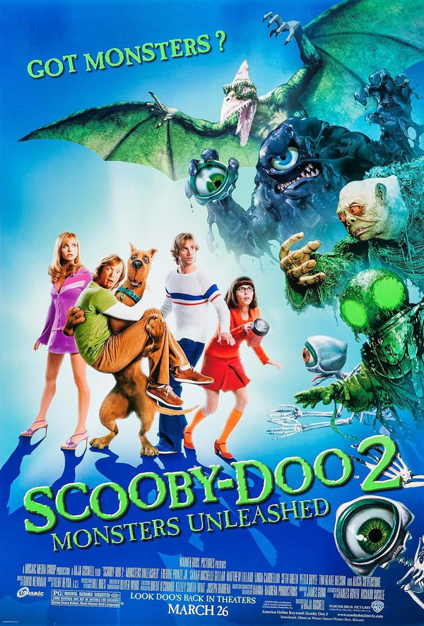 Scooby Doo 2: Monsters Unleashed (2004) - Adventure Comedy for All Ages Movie Poster | Film Wall Art Print