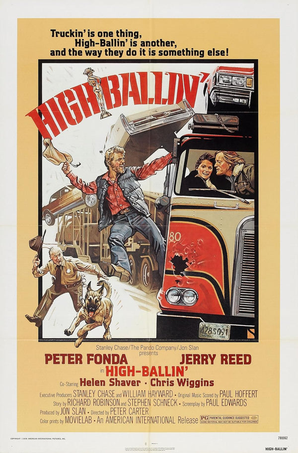 High-Ballin' (1978) - Classic Action Drama Poster Movie Poster | Film Wall Art Print