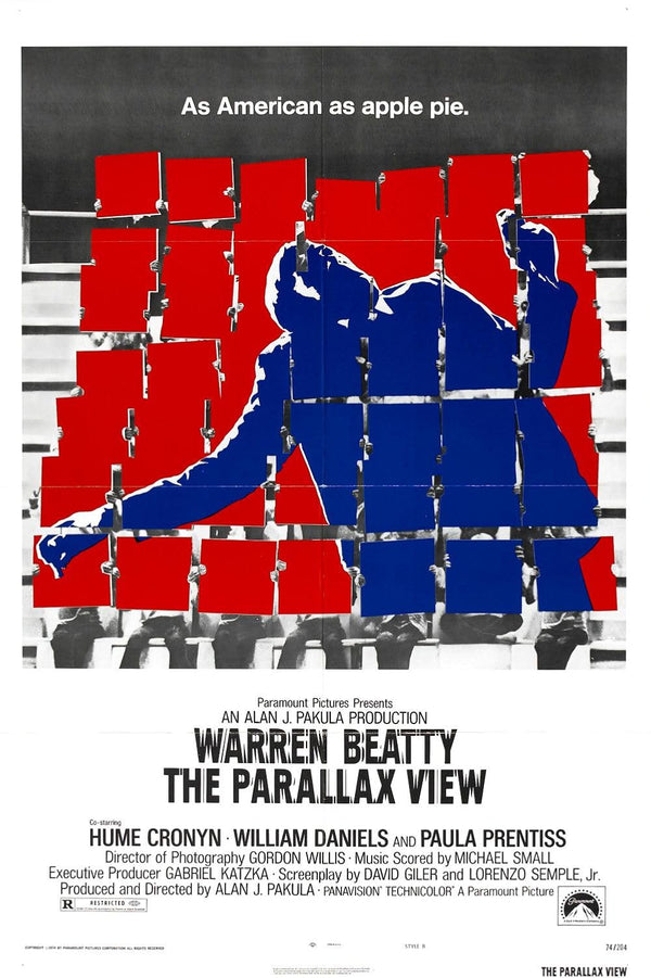 Parallax View (1974) - Tense Drama, Mystery & Thriller Poster Movie Poster | Film Wall Art Print