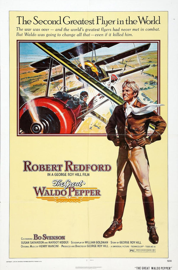Great Waldo Pepper (1975) Classic Adventure Drama Poster Movie Poster | Film Wall Art Print