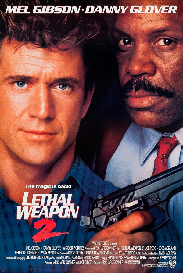 Lethal Weapon 2 Movie Poster - Iconic Buddy Cop Action Film Movie Poster | Film Wall Art Print