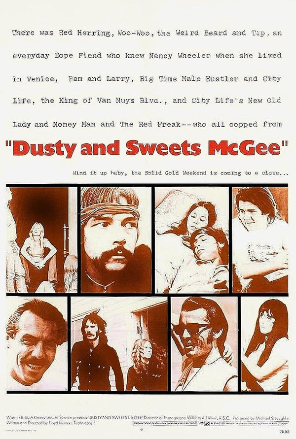 Dusty And Sweet McGee (1971) - Crime Drama Poster Movie Poster | Film Wall Art Print