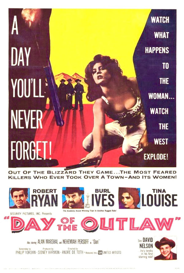 Day of the Outlaw (1959) - Classic Drama Western Poster Movie Poster | Film Wall Art Print