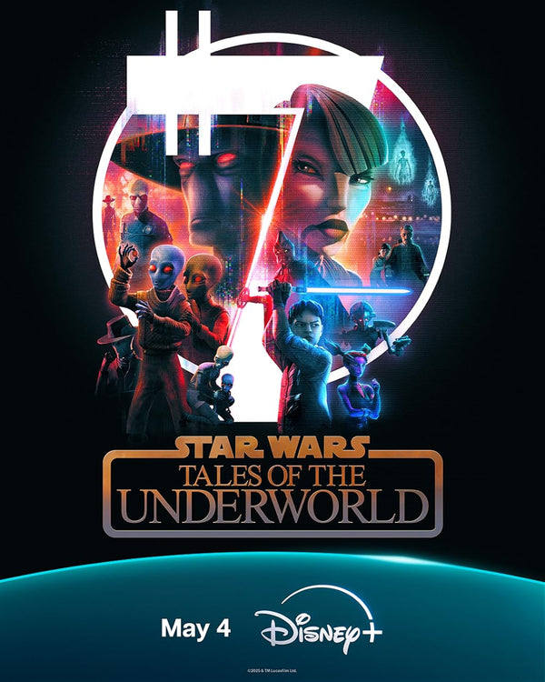 Star Wars: Tales of the Underworld - Animated Short Action Series Movie Poster | Film Wall Art Print