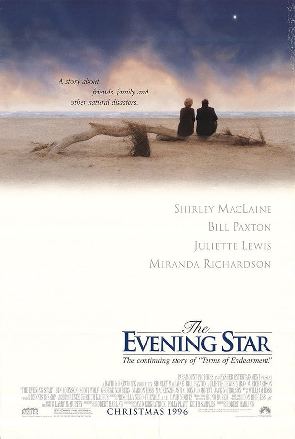 Evening Star (1996) - Romantic Comedy Drama Movie Poster Movie Poster | Film Wall Art Print
