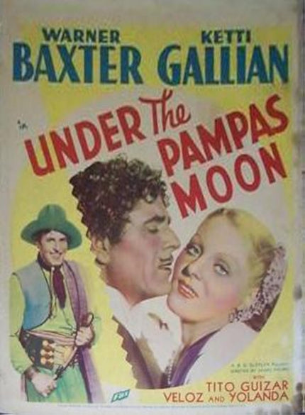 Under the Pampas Moon (1935) - Romantic Drama Musical Classic Movie Poster | Film Wall Art Print