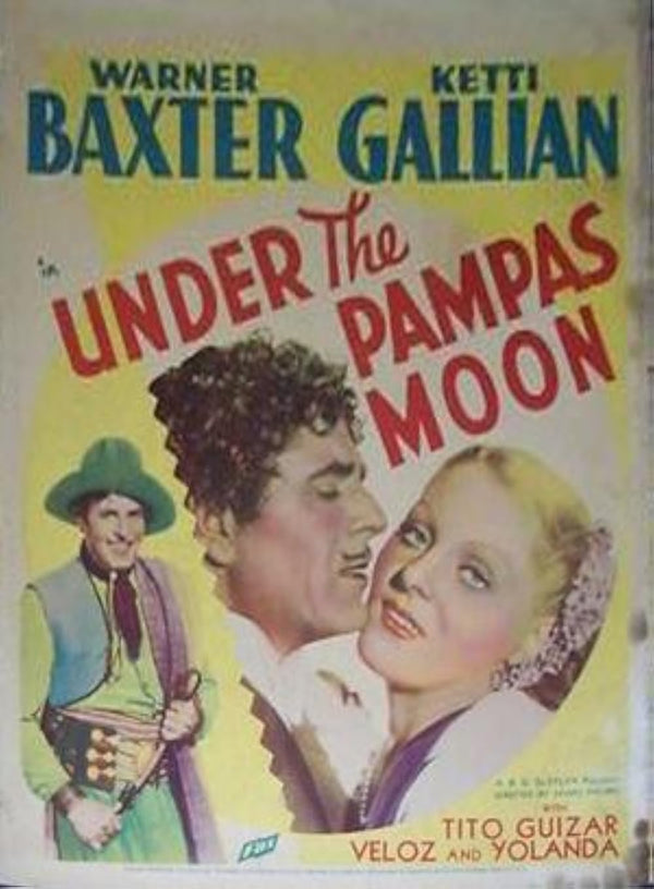 Under the Pampas Moon (1935) - Romantic Drama Musical Classic Movie Poster | Film Wall Art Print