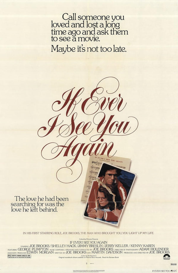 If Ever I See You Again (1978) – Romantic Drama Movie Poster Movie Poster | Film Wall Art Print