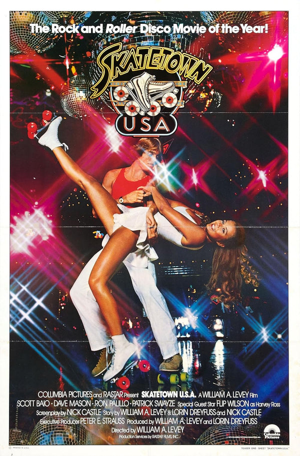 Skatetown U.S.A. (1979) Comedy Poster – Retro Skate Culture Movie Poster | Film Wall Art Print
