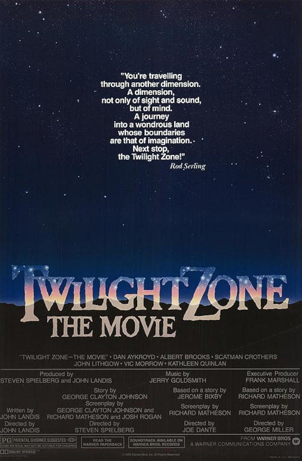 Twilight Zone The Movie (1983) - Horror/Sci-Fi Classic Poster Movie Poster | Film Wall Art Print
