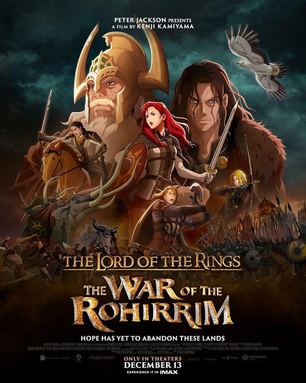 Lord of the Rings: War of the Rohirrim 2024 – Epic Animated Adventure Movie Poster | Film Wall Art Print