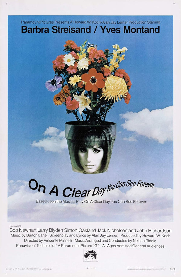 On A Clear Day You Can See Forever (1970) Movie Poster Movie Poster | Film Wall Art Print