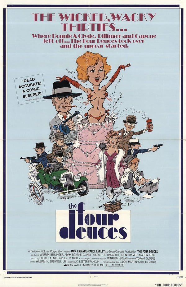 Four Deuces (1975) – Action Comedy Movie Poster | [YourSite] Movie Poster | Film Wall Art Print