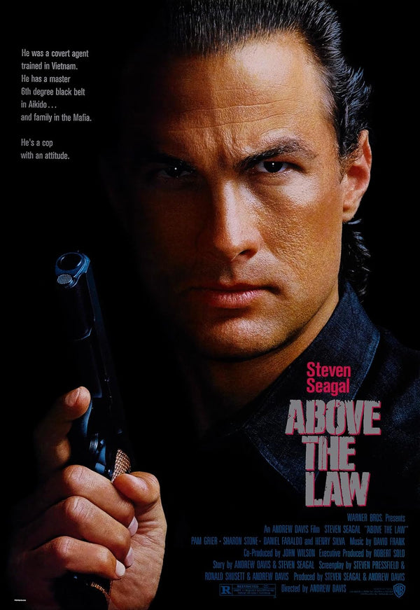 Above the Law (1988) - Action Crime Drama Movie Poster Movie Poster | Film Wall Art Print