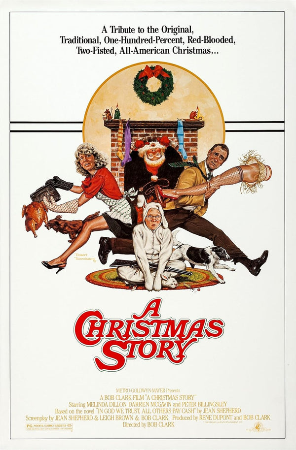 A Christmas Story Movie Poster - Classic Holiday Film Art Movie Poster | Film Wall Art Print