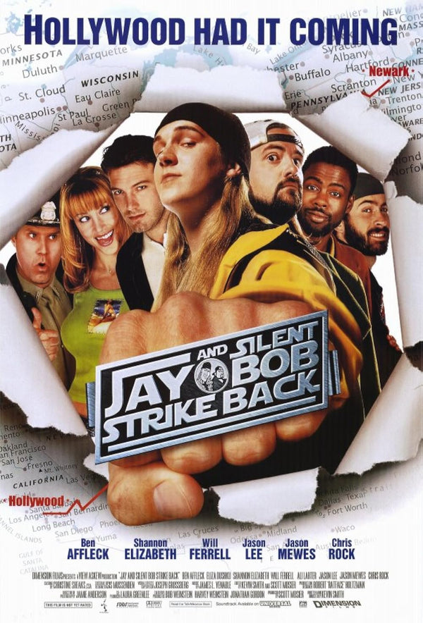 Jay And Silent Bob Strike Back (2001) Comedy Movie Poster Movie Poster | Film Wall Art Print