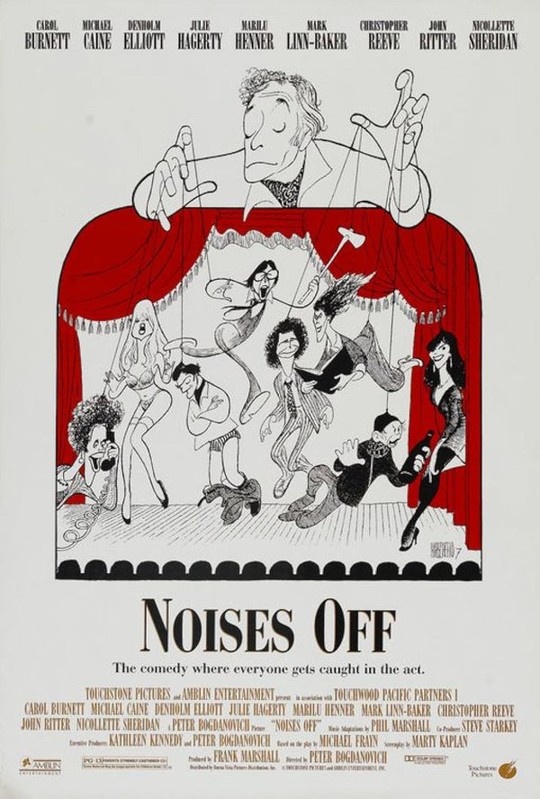 Noises Off... (1992) - Hilarious Comedy Movie Poster Movie Poster | Film Wall Art Print