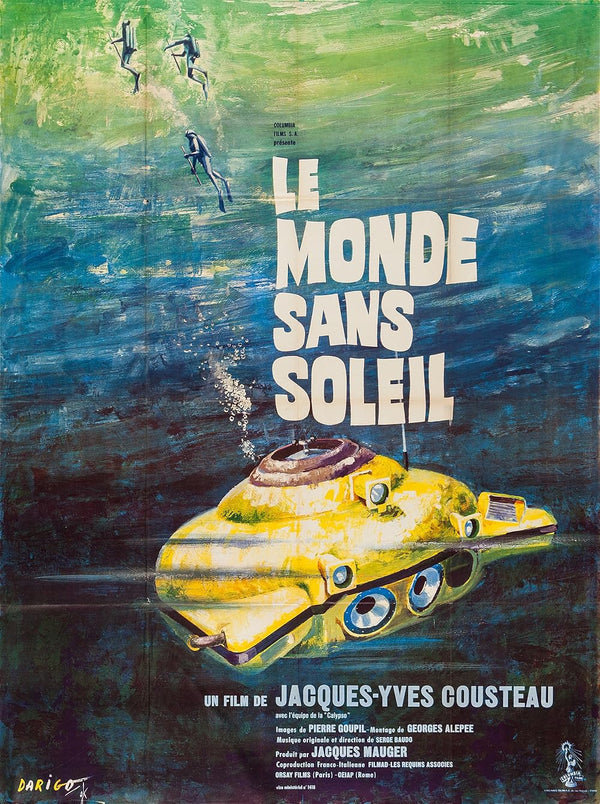 World Without Sun (1964) Documentary Poster – Rare Vintage Movie Poster | Film Wall Art Print