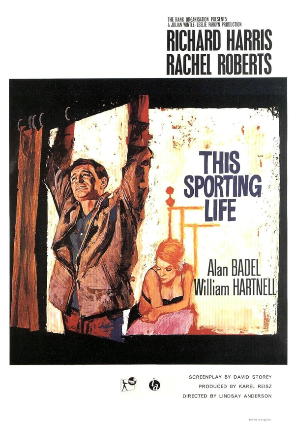 This Sporting Life (1963) – Gritty Drama & Sport Film Movie Poster | Film Wall Art Print