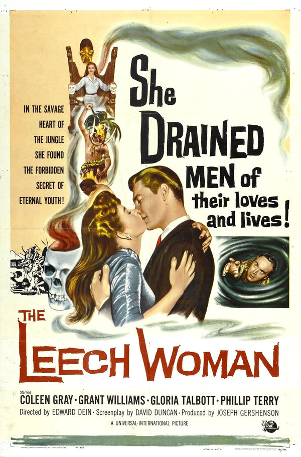 Leech Woman (1960) Movie Poster - High Quality Print Movie Poster | Film Wall Art Print