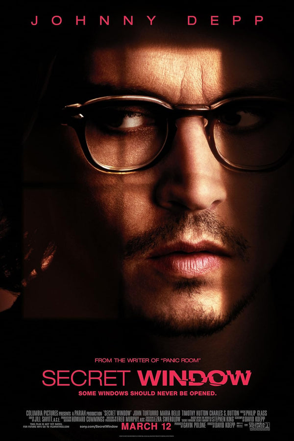 Secret Window (2004) Drama, Mystery, Thriller Movie Movie Poster | Film Wall Art Print