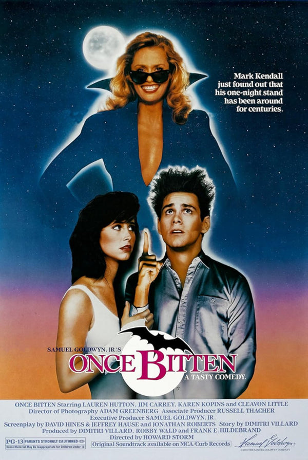 Once Bitten (1985) – Hilarious Horror Movie Poster Movie Poster | Film Wall Art Print