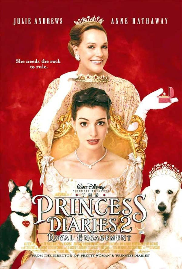 Princess Diaries 2: Royal Engagement (2004) - Family Comedy Romance Movie Poster Movie Poster | Film Wall Art Print