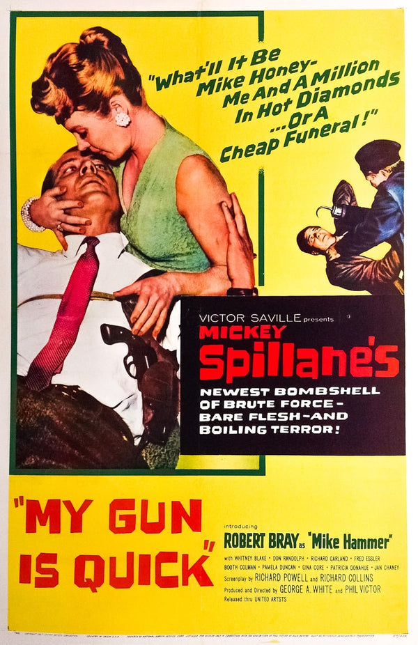My Gun Is Quick (1957) – Classic Crime Drama Film-Noir Poster Movie Poster | Film Wall Art Print