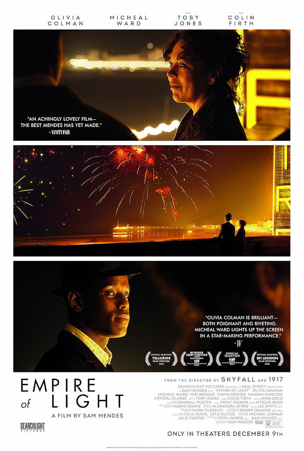 Empire of Light (2022) - Heartwarming Drama Romance Film Movie Poster | Film Wall Art Print