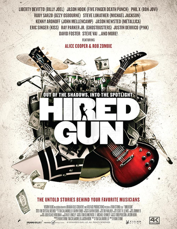Hired Gun (2016) Documentary & Music Film – Explore the Story Movie Poster | Film Wall Art Print