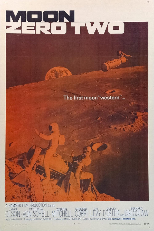 Moon Zero Two (1969) - Crime, Sci-Fi, Western Movie Poster Movie Poster | Film Wall Art Print