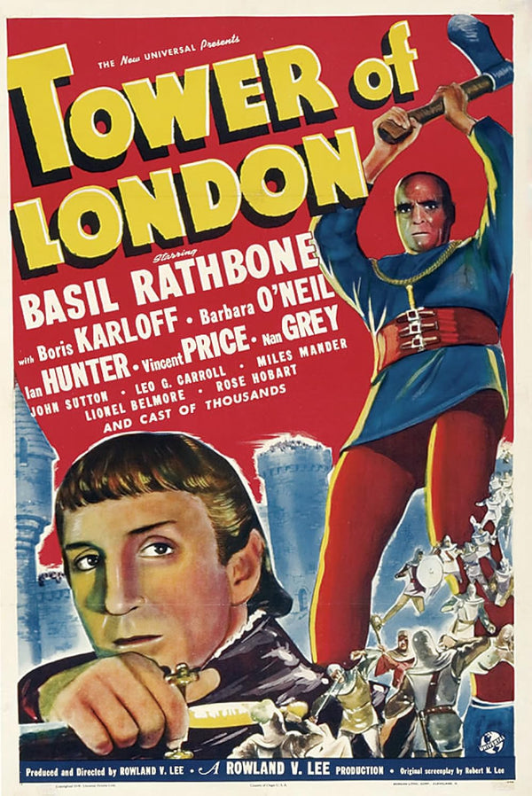 Tower of London (1939) Historical Drama Poster Movie Poster | Film Wall Art Print