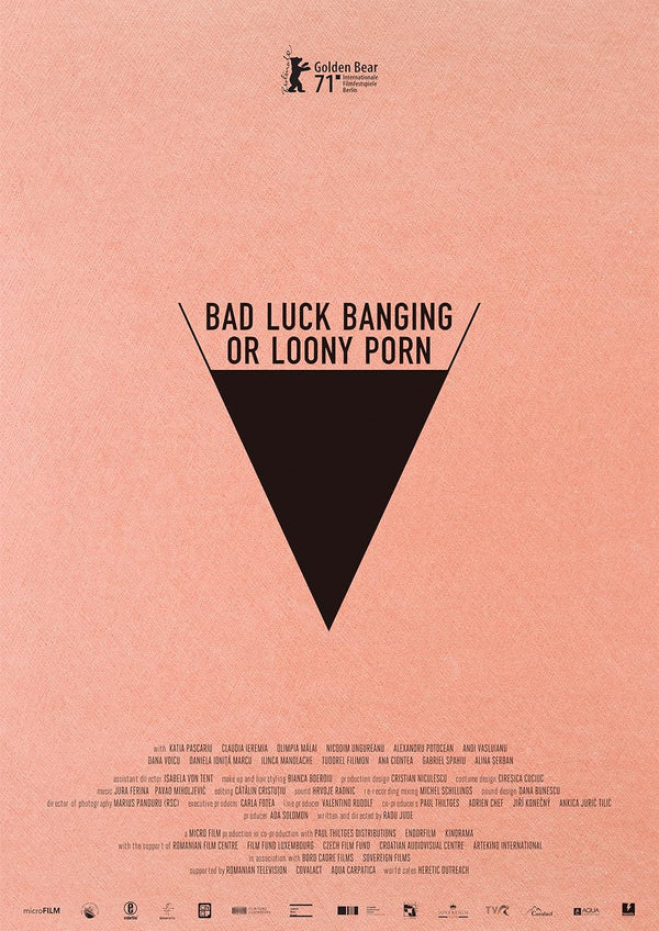 Bad Luck Banging or Loony Porn (2021) - Dark Comedy Drama Movie Poster | Film Wall Art Print